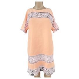 Robe Blumarine Corail en Viscose Corail