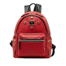 MCM-Red MCM Visetos Stark Backpack-Red