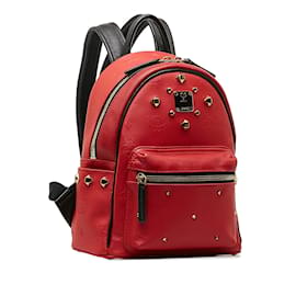 MCM-Red MCM Visetos Stark Backpack-Red