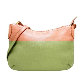 Fendi-Sac à bandoulière Fendi Selleria rose-Rose