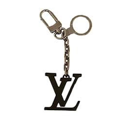 Louis Vuitton-Portachiavi in argento con iniziali Louis Vuitton LV-Argento