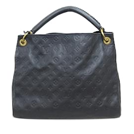Louis Vuitton-Blue Louis Vuitton Monogram Empreinte Artsy MM Hobo Bag-Bleu