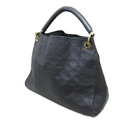 Louis Vuitton-Blue Louis Vuitton Monogram Empreinte Artsy MM Hobo Bag-Blue