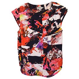Blouse à col rond imprimée Kenzo en polyester multicolore Autre Imprimé python