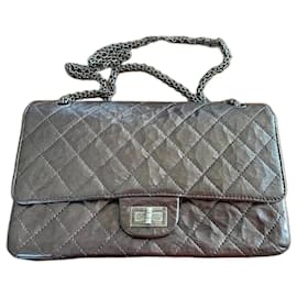 Chanel-Chanel Tasche 2.55 - Neuauflage - .-Bronze