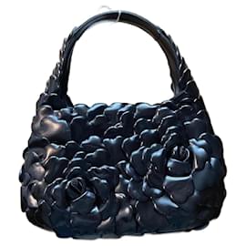 Valentino Garavani-Valentino Atelier flower bag-Black