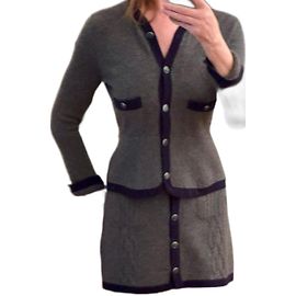 Chanel Skirt suit Grey