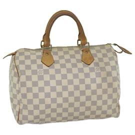 Louis Vuitton-Louis Vuitton Damier Azur Speedy 30 Hand Bag N41533 LV Auth tb915-Autre