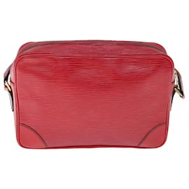 Louis Vuitton-LOUIS VUITTON Epi Trocadero 27 Bolsa de ombro vermelha M52317 LV Auth ep2367-Vermelho