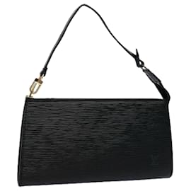 Louis Vuitton-LOUIS VUITTON Epi Pochette Accessoires Accessory Pouch Black M52982 Auth ki3881-Black