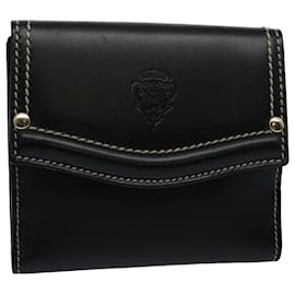 Gucci-GUCCI Wallet Leather Black 141402 Auth bs10364-Black