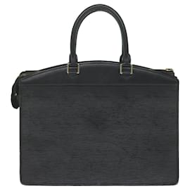 Louis Vuitton-LOUIS VUITTON Epi Riviera Handtasche Noir Schwarz M48182 LV Auth 61022-Schwarz