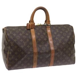 Louis Vuitton-Louis Vuitton-Monogramm Keepall 45 Boston Bag M.41428 LV Auth 59959-Monogramm