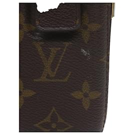 Louis Vuitton-LOUIS VUITTON Monogramm Etui Telephone International Cell Case M63064 Authentifizierungs-ac2504-Monogramm