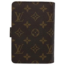 Louis Vuitton-Carteira LOUIS VUITTON Monograma Porto Papie Zip M61207 LV Auth bs10367-Monograma