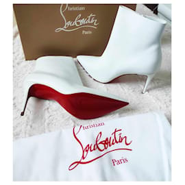 Christian Louboutin-ankle boots-Bianco