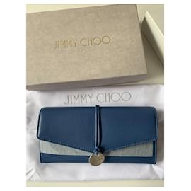 Jimmy Choo-portafogli-Blu