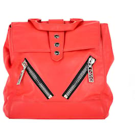 Kenzo-Kenzo Kalifornia Backpack in Coral Leather-Coral