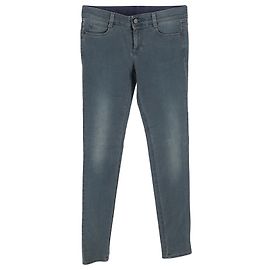 Stella Mc Cartney Stella Mccartney vaqueros pitillo gris oscuro Azul