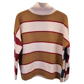 Max Mara-Max Mara Weekend Striped Sweater in Multicolor Wool-Multiple colors