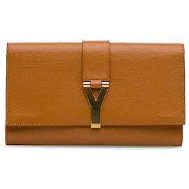 Yves Saint Laurent Pochette YSL Chyc Ligne marron Marron