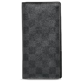 Louis Vuitton-Louis Vuitton Black Damier Graphite Brazza-Black