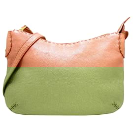Fendi-Sac à bandoulière Fendi Selleria rose-Rose