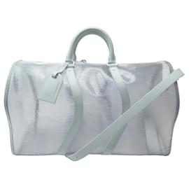 Louis Vuitton-NEW LOUIS VUITTON KEEPALL WAVY TRAVEL BAG 50 VIRGIL ABLOH BEACH PPE NEW BAG-Other