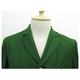 Arnys-ARNYS JACKET IN GREEN WOOL AND CASHMERE SIZE 54 L CASHEMERE WOOL JACKET VEST-Green