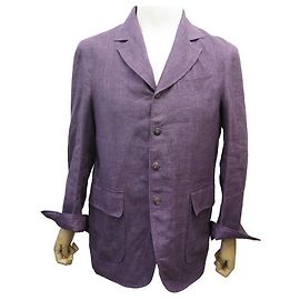ARNYS BLAZERJACKE IN LILA LEINENGRÖSSE 50 M LILA LEINENJACKE MANTEL WESTE Lila