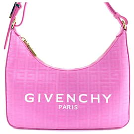 Givenchy-NEW GIVENCHY MOON CUT OUT HANDBAG 4G BB50PYB1GT HOT PINK PINK HAND BAG-Pink