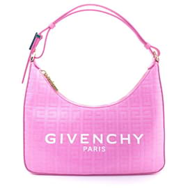 Givenchy-NEW GIVENCHY MOON CUT OUT HANDBAG 4G BB50PYB1GT HOT PINK PINK HAND BAG-Pink