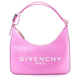 Givenchy-NEUF SAC A MAIN GIVENCHY MOON CUT OUT 4G BB50PYB1GT ROSE VIF PINK HAND BAG-Rose