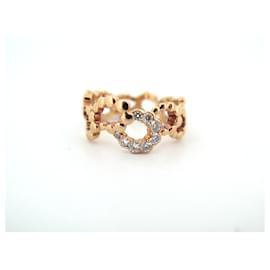 Christian Dior-NEUER CHRISTIAN DIOR ARCHI JMDS RING95001 T54 ct Gold 18k Diamanten 0.23ct Ring-Golden