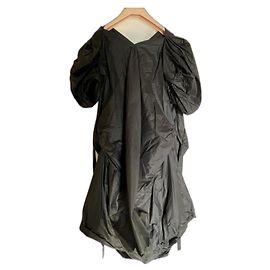 Robe drapée noire Vivienne Westwood à manches bouffantes Noir