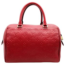 Louis Vuitton-Louis Vuitton speedy Bandouliere 25-Red