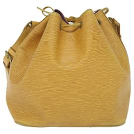Louis Vuitton-LOUIS VUITTON Epi Petit Noe Shoulder Bag Tassili Yellow M44109 LV Auth 60685-Other