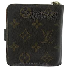 Louis Vuitton-LOUIS VUITTON Monogram Compact Zip Wallet M61667 LV Auth ki3850-Monogramm