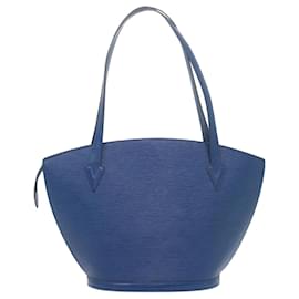 Louis Vuitton-LOUIS VUITTON Epi Saint Jacques Shopping Shoulder Bag Blue M52275 LV Auth 61029-Blue