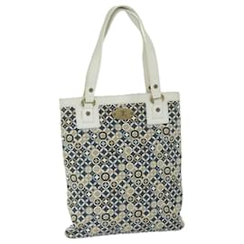 Céline-CELINE Cabas Toile Marine Auth bs10436-Bleu Marine