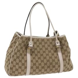 Gucci-Bolso tote GUCCI GG Canvas GG Twins Beige 232957 autenticación 60992-Beige