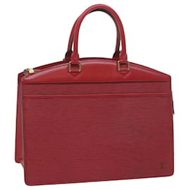 Louis Vuitton-LOUIS VUITTON Bolso de mano Epi Riviera Rojo M48187 LV Auth 60715-Roja