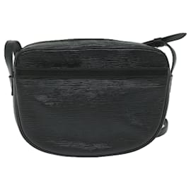 Louis Vuitton-LOUIS VUITTON Epi Jeune Fille MM Shoulder Bag Black M52152 LV Auth 60349-Black
