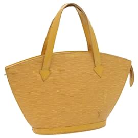 Louis Vuitton-LOUIS VUITTON Epi Saint Jacques Hand Bag Yellow M52279 LV Auth 60537-Yellow