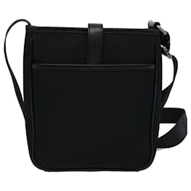 Burberry-BURBERRY Nova Check Shoulder Bag Nylon Black Auth yk9574-Black