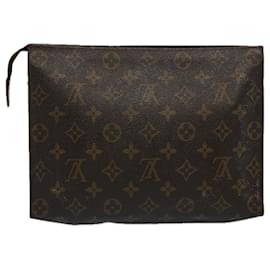 Louis Vuitton-Toilette Poche Monogram Louis Vuitton 26 Pochette M47542 LV Auth am5326-Monogramme