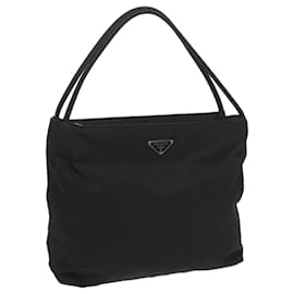 Prada-PRADA Tote Bag Nylon Black Auth hk929-Black