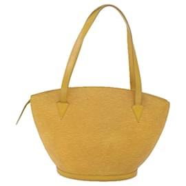 Louis Vuitton-LOUIS VUITTON Epi Saint Jacques Shopping Shoulder Bag Yellow M52269 Auth ki3856-Yellow