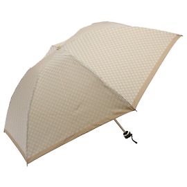 Céline CELINE Macadam Canvas Faltschirm Nylon Beige Auth bs9906 Beige