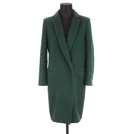 Claudie Pierlot Abrigo de lana Verde
